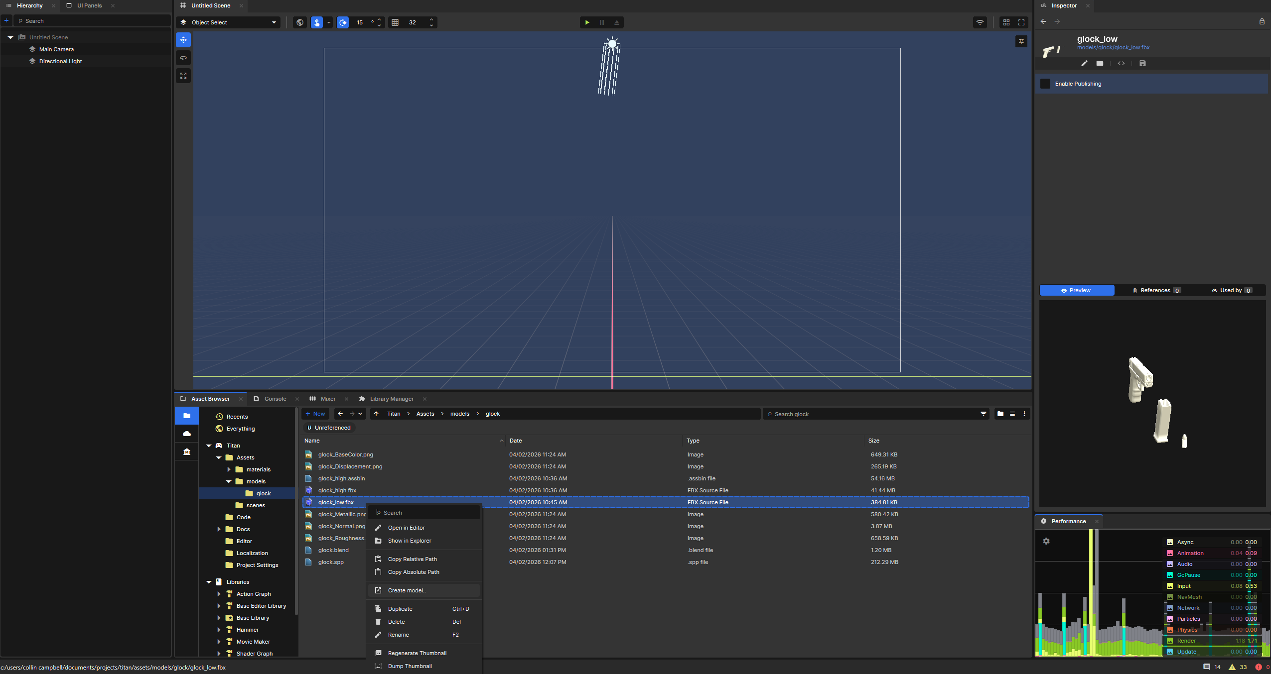 create-model-import-model