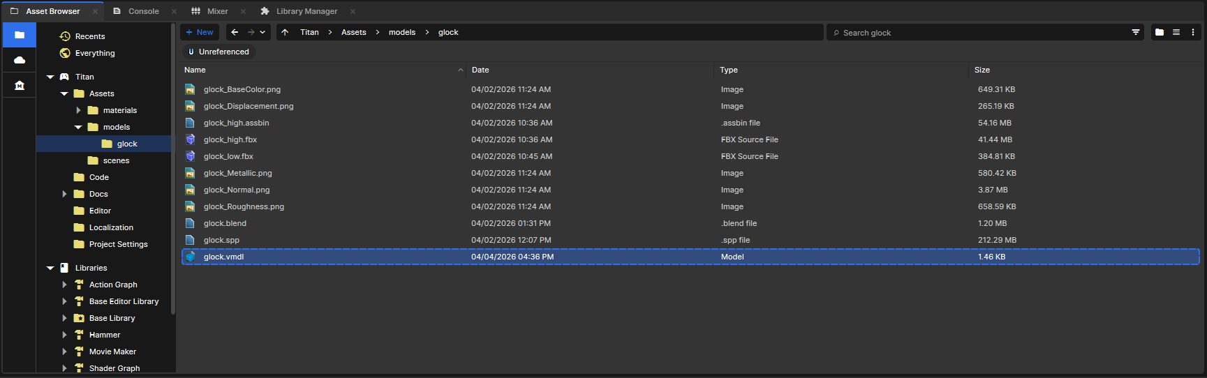 create-model-import-model